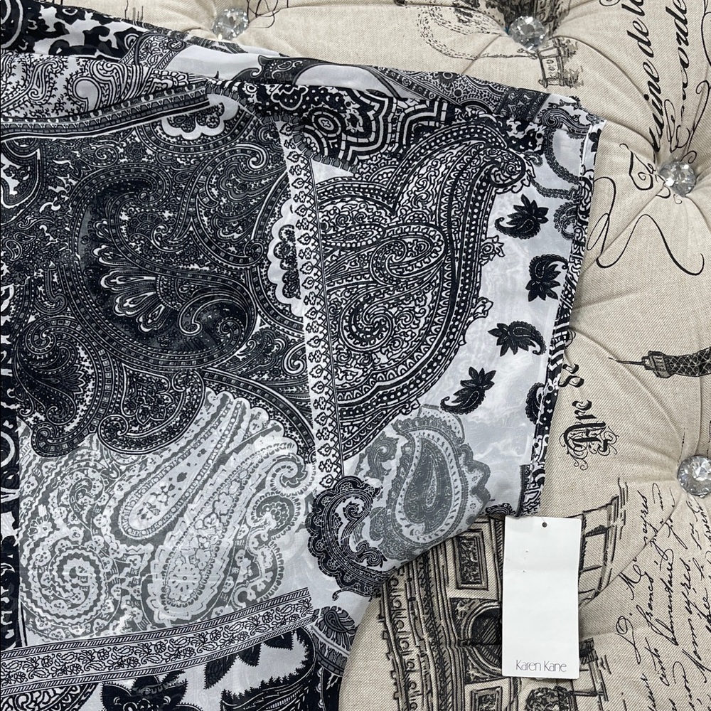 🎁 Karen Kane Drape-Front Kimono - Picture 13 of 13
